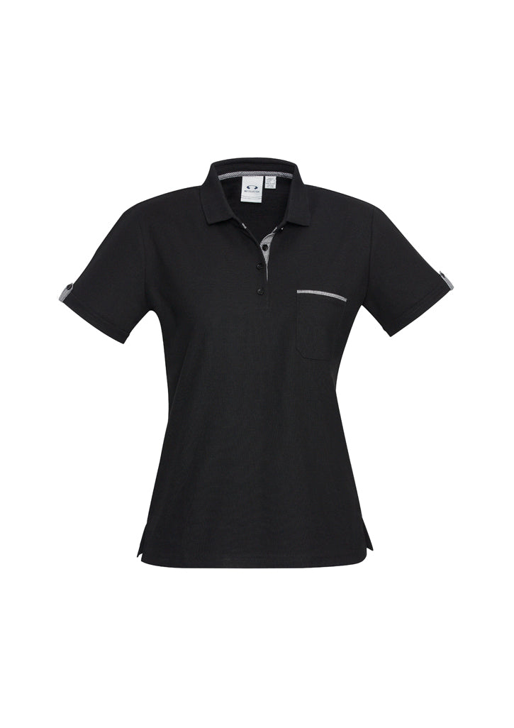 Womens Edge Short Sleeve Polo-P305LS-biz-collection