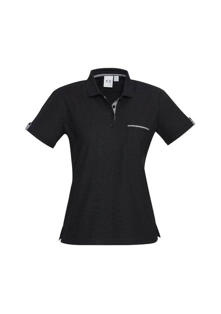Womens Edge Short Sleeve Polo-P305LS-biz-collection