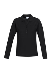 Womens Crew Long Sleeve Polo-P400LL-biz-collection