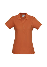 Womens Crew Short Sleeve Polo-P400LS-biz-collection