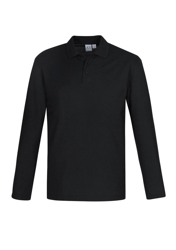 Mens Crew Long Sleeve Polo-P400ML-biz-collection