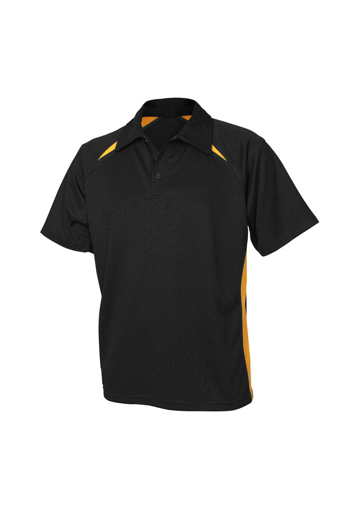 Mens Splice Short Sleeve Polo-P7700-biz-collection