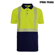 R485X Work-Guard Recycled Hi Vis Short Sleeve Day/Night Polo
