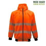 R503X Work-Guard Recycled Hi Vis Day/Night Zipped Hoodie