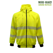 R503X Work-Guard Recycled Hi Vis Day/Night Zipped Hoodie