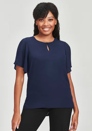 Womens Vienna Short Sleeve Blouse-RB261LS-biz-corporates