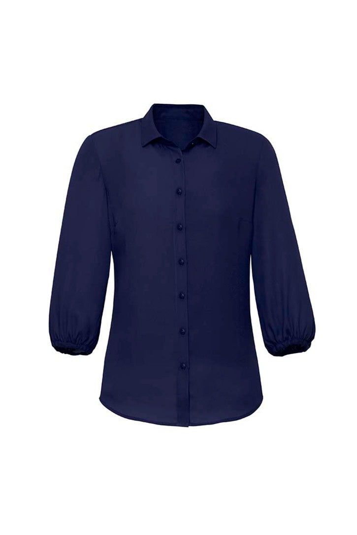 Womens Lucy 3/4 Sleeve Blouse-RB965LT-biz-corporates