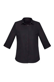 Womens Charlie 3/4 Sleeve Shirt-RS968LT-biz-corporates