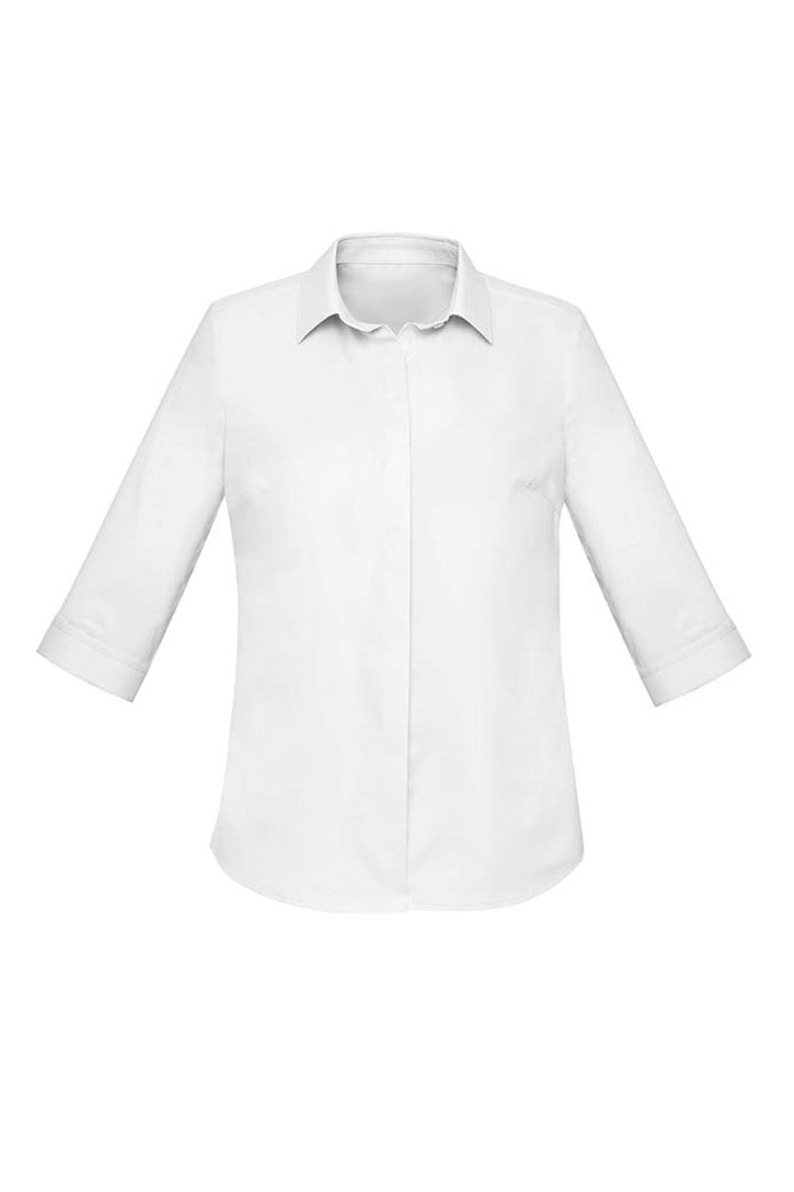 Womens Charlie 3/4 Sleeve Shirt-RS968LT-biz-corporates
