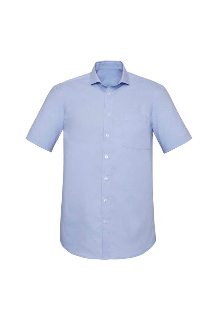 Mens Charlie Classic Fit Short Sleeve Shirt-RS968MS-biz-corporates