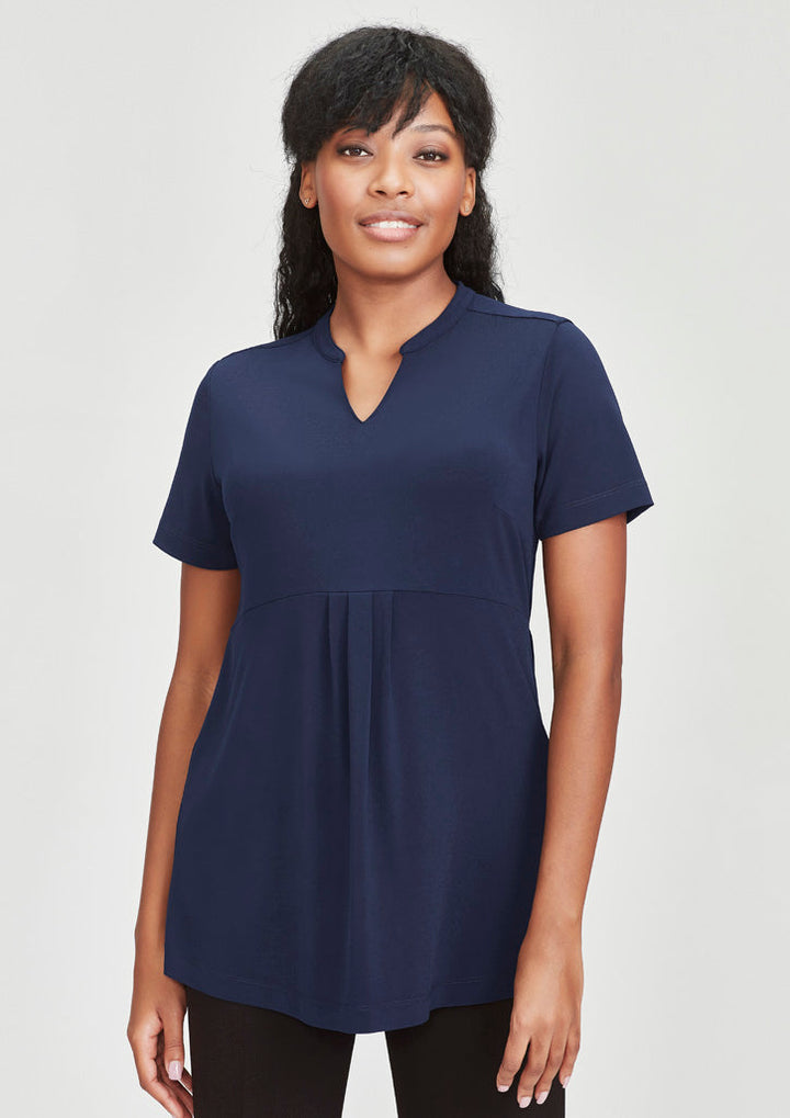Womens Mali Stretch Tunic T-Top-RT262LS-biz-corporates