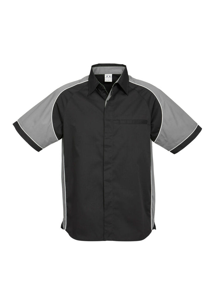 Mens Nitro Short Sleeve Shirt-S10112-biz-collection