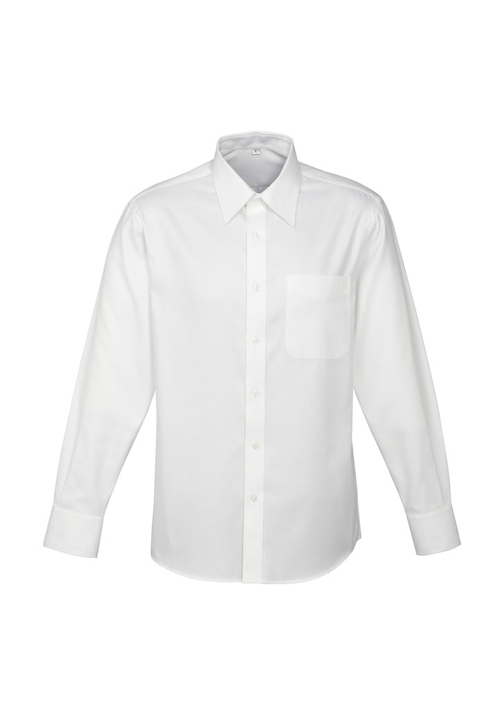 Mens Luxe Long Sleeve Shirt-S10210-biz-collection