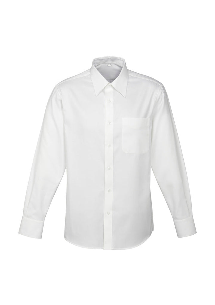 Mens Luxe Long Sleeve Shirt-S10210-biz-collection