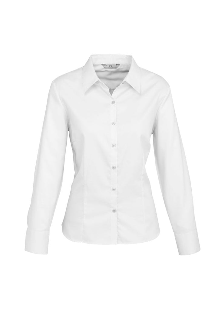Womens Luxe Long Sleeve Shirt-S118LL-biz-collection
