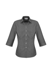 Womens Ellison 3/4 Sleeve Shirt-S716LT-biz-collection
