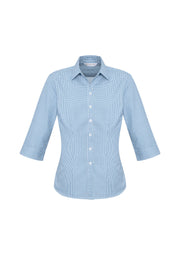 Womens Ellison 3/4 Sleeve Shirt-S716LT-biz-collection
