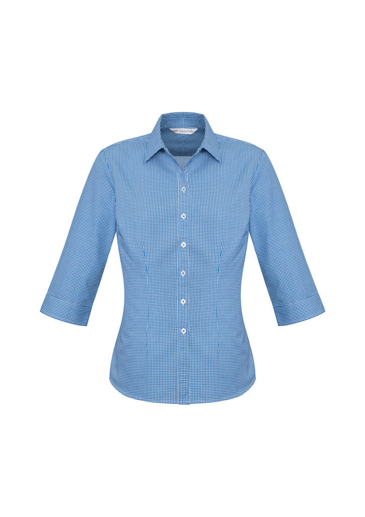 Womens Ellison 3/4 Sleeve Shirt-S716LT-biz-collection