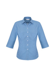Womens Ellison 3/4 Sleeve Shirt-S716LT-biz-collection