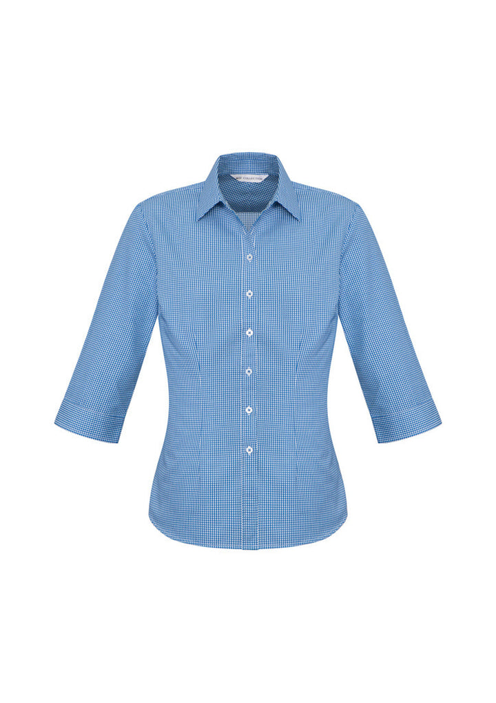 Womens Ellison 3/4 Sleeve Shirt-S716LT-biz-collection