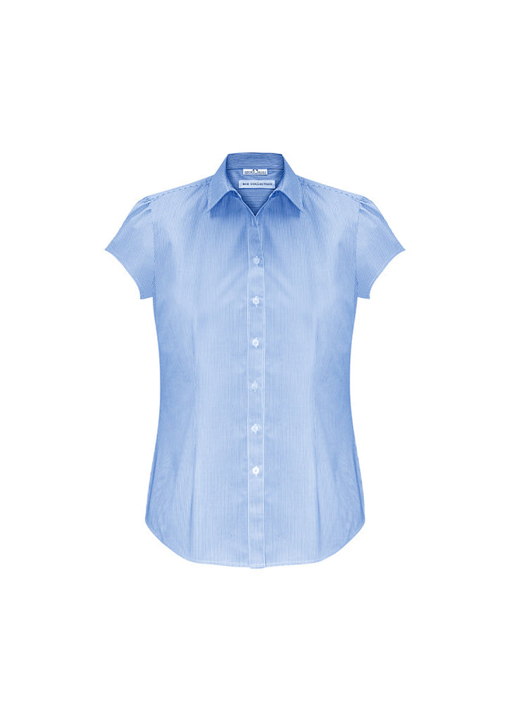 Womens Euro Short Sleeve Shirt-S812LS-biz-collection