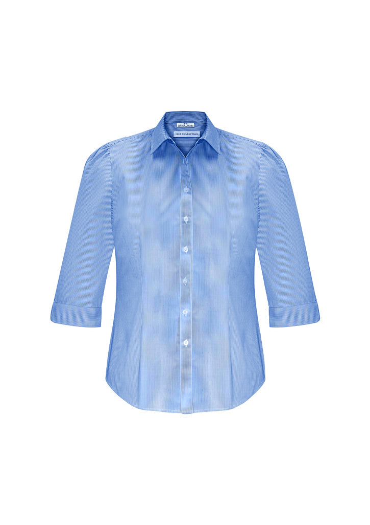 Womens Euro 3/4 Sleeve Shirt-S812LT-biz-collection