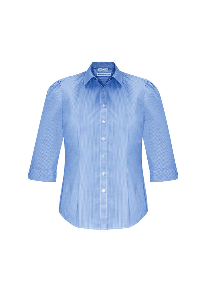 Womens Euro 3/4 Sleeve Shirt-S812LT-biz-collection