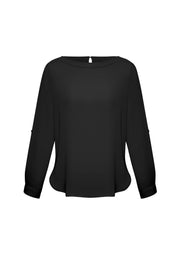Womens Madison Boatneck Top-S828LL-biz-collection