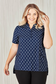Womens Florence Daisy Print Tunic-CS950LS-biz-care