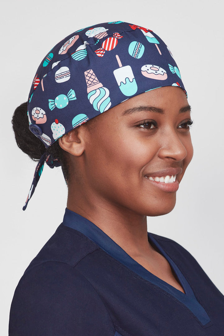 Unisex Printed Scrub Cap-CSC245U-biz-care