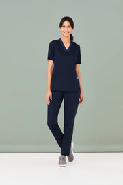 Womens Riley Stretch Scrub Top-CST043LS-biz-care