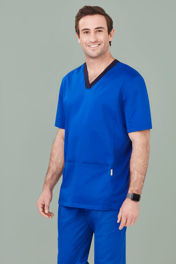Mens Riley Stretch Scrub Top-CST043MS-biz-care