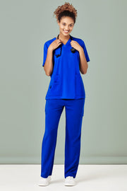 Womens Avery V-Neck Scrub Top-CST941LS-biz-care