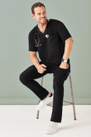 Mens Avery V-Neck Scrub Top-CST945MS-biz-care