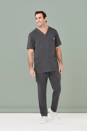 Mens Avery V-Neck Scrub Top-CST945MS-biz-care