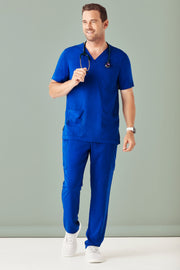 Mens Avery V-Neck Scrub Top-CST945MS-biz-care