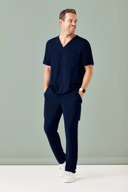 Mens Avery V-Neck Scrub Top-CST945MS-biz-care