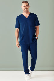 Mens Avery V-Neck Scrub Top-CST945MS-biz-care