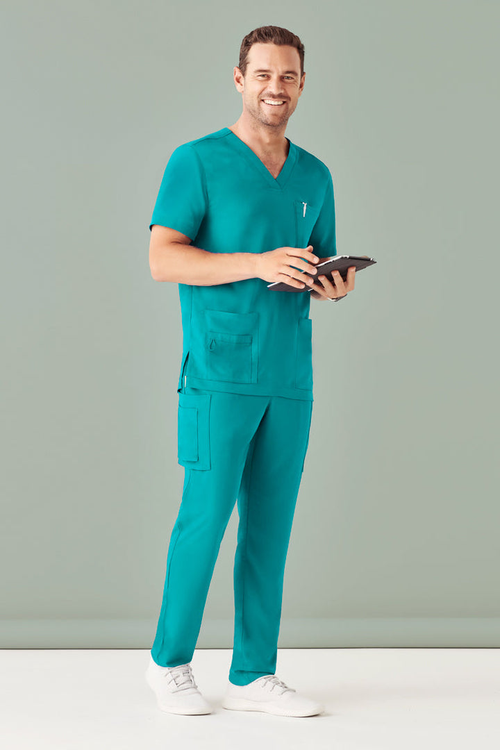 Mens Avery V-Neck Scrub Top-CST945MS-biz-care