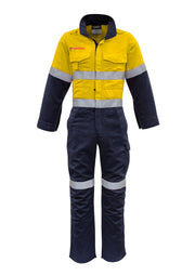 Mens Orange Flame Overall - Hoop Taped-ZC525-syzmik