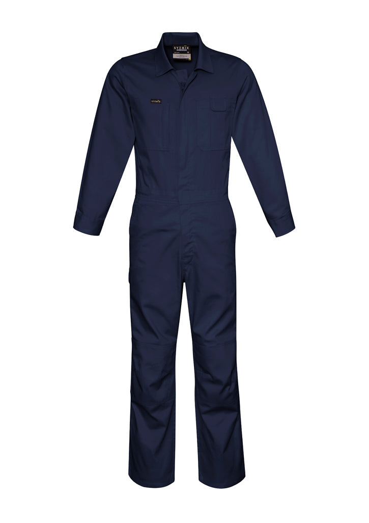 Mens Lightweight Cotton Drill Overall-ZC560-syzmik
