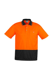 Unisex Hi Vis Basic Short Sleeve Polo-ZH231-syzmik