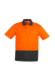 Unisex Hi Vis Basic Short Sleeve Polo-ZH231-syzmik