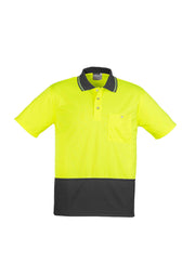 Unisex Hi Vis Basic Short Sleeve Polo-ZH231-syzmik