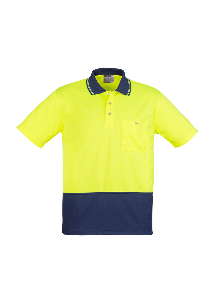Unisex Hi Vis Basic Short Sleeve Polo-ZH231-syzmik