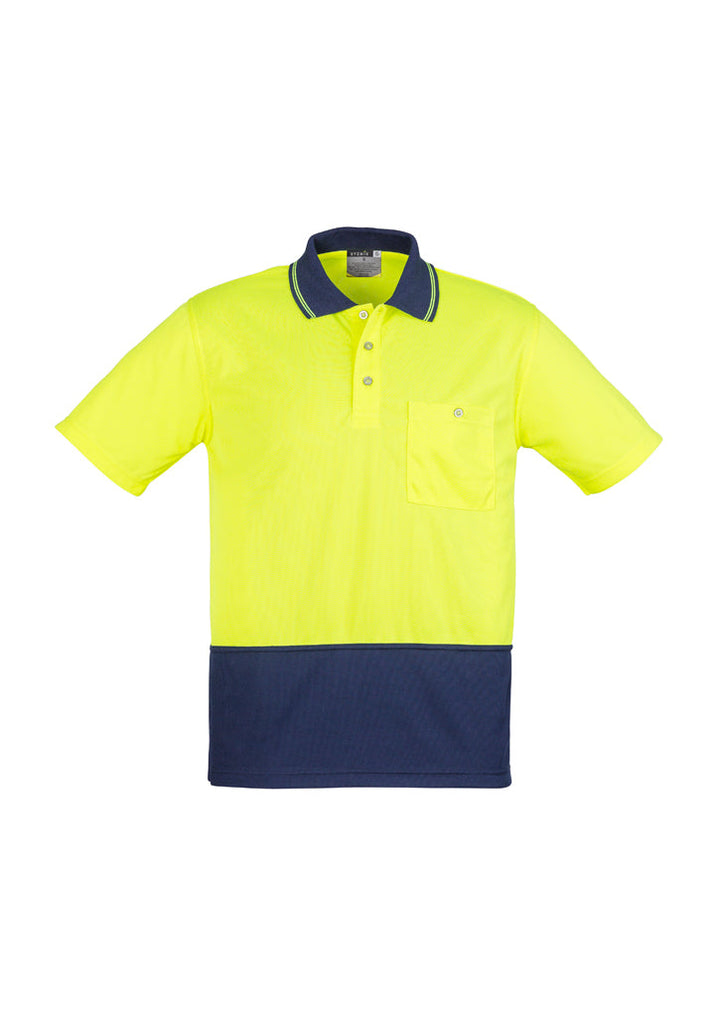 Unisex Hi Vis Basic Short Sleeve Polo-ZH231-syzmik