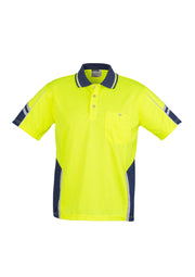 Mens Hi Vis Squad Short Sleeve Polo-ZH237-syzmik