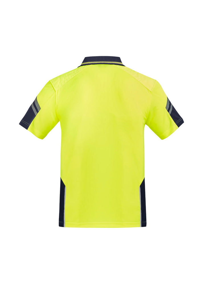 Mens Hi Vis Reinforced Squad Short Sleeve Polo-ZH465-syzmik
