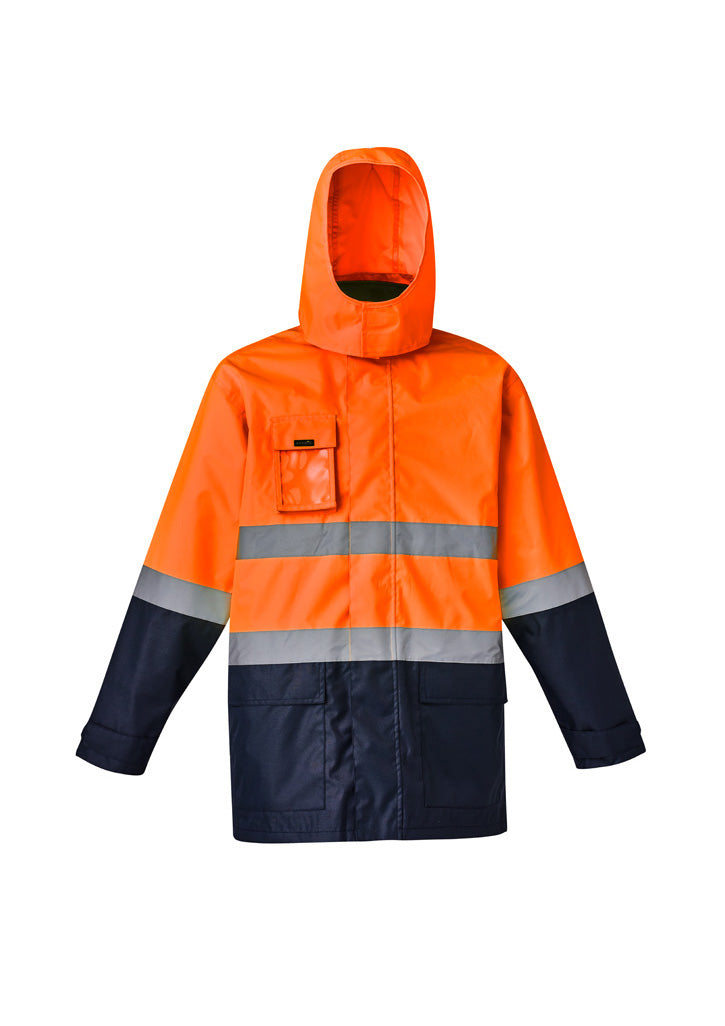 Mens Hi Vis Basic 4 In 1 Waterproof Jacket-ZJ220-syzmik