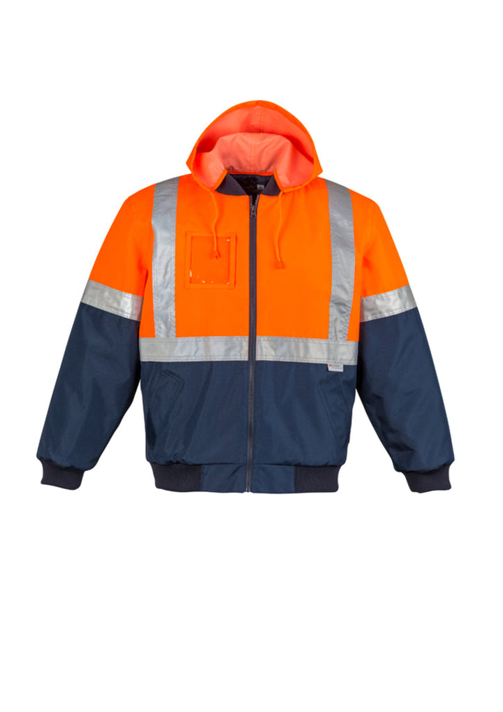Mens Hi Vis Quilted Flying Jacket-ZJ351-syzmik